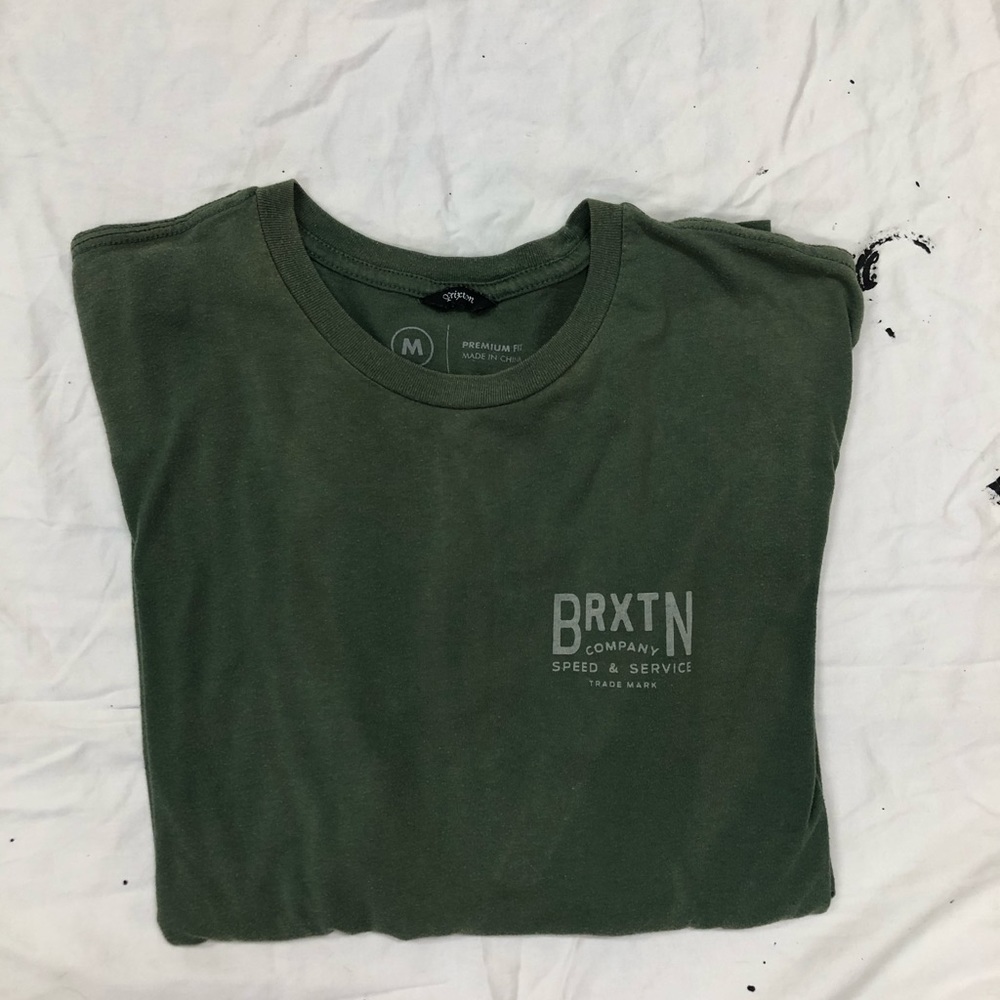 Green brixton tee